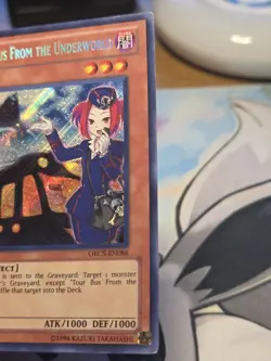 Yugioh Tour Bus From The Underworld Secret Rare 1st Edition ORCS-EN086 MP - Image 4