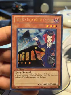 Yugioh Tour Bus From The Underworld Secret Rare 1st Edition ORCS-EN086 MP - Image 8