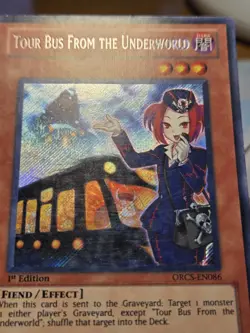 Yugioh Tour Bus From The Underworld Secret Rare 1st Edition ORCS-EN086 MP - Image 9
