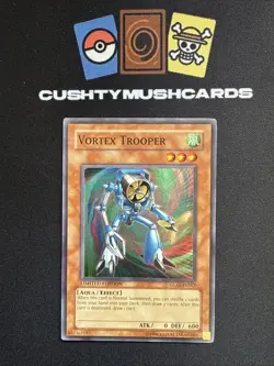 YUGIOH VORTEX TROOPER SUPER RARE GLAS-ENSE2 LIMITED EDITION - Image 1