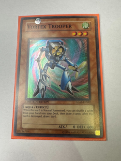 YUGIOH Vortex Trooper Super Rare Ltd Edition GLAS-ENSE12 - Image 2