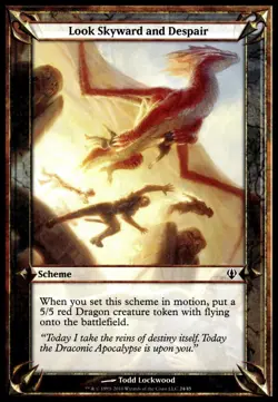 Oversize Cards Look Skyward and Despair (Archenemy) - Image 1
