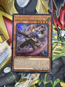 Yugioh Artmage Graflare Ultra Rare DUAD - Image 2