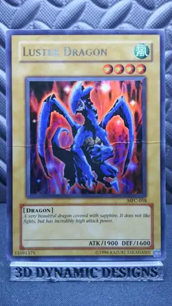 | Yugioh Luster Dragon MFC-058 Ultra Rare Magicians Force  DMG 🔥 | - Image 1