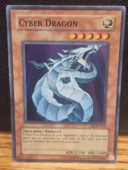 Yu-Gi-Oh! TCG Cyber Dragon CRV-EN015 Super Rare Unlimited NM - Image 1