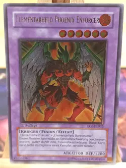 Elemental HERO Phoenix Enforcer EOJ-EN032 Ultimate Rare DE EX 1st Edition YUGIOH - Image 1