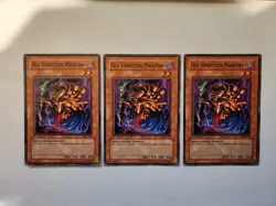 YUGIOH OLD VINDICTIVE MAGICIAN MFC-067 1ST Edition COMMON Near Mint x3 - Image 4