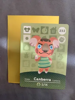 Animal Crossing Amiibo Card Series 3 Canberra #232 232-JG-AOE LP Ships Fast - Image 3