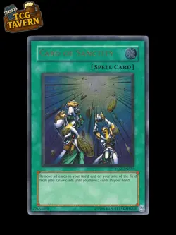 Yu-Gi-Oh Card of Sanctity TLM-EN037 Unlimited Ultimate Rare EU 2005 - Image 1