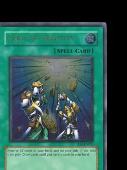 Yu-Gi-Oh Card of Sanctity TLM-EN037 Unlimited Ultimate Rare EU 2005 - Image 6
