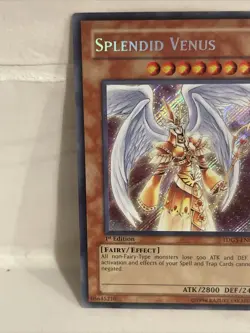 yugioh SPLENDID VENUS TDGS-EN094 1st Ed Secret Rare LP - Image 3