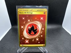 Basic Fire Energy 230/197 Obsidian Flames Gold Hyper Rare Pokemon TCG Card NM - Image 1