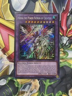 Yugioh Nerva the Power Patron of Creation Secret Rare DUAD - Image 1