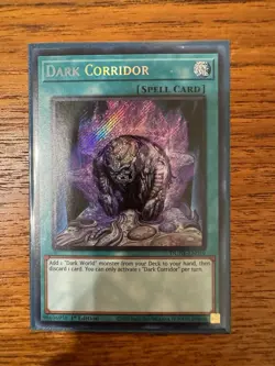Dark Corridor - DUNE-EN059 - Secret Rare - 1st Edition LP Card  - Duelist Ne - Image 2