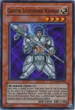 Garoth, Lightsworn Warrior - TU01-EN002 - Super Rare PL Turbo Pack 1 Yugioh - Image 1