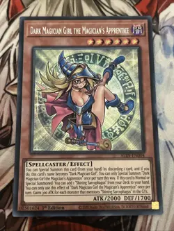 YUGIOH DARK MAGICIAN GIRL THE MAGICIAN'S APPRENTICE SECRET RARE ALIN-EN004 - Image 3