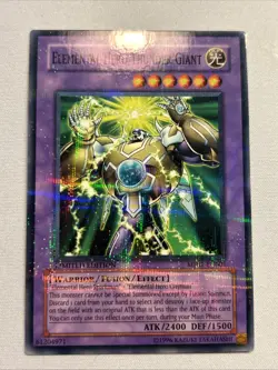 Yu-Gi-Oh! TCG Elemental Hero Thunder Giant MF01-EN001 Parallel Rare Promo MP - Image 1