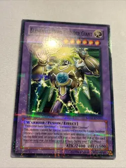 Yu-Gi-Oh! TCG Elemental Hero Thunder Giant MF01-EN001 Parallel Rare Promo MP - Image 2