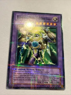 Yu-Gi-Oh! TCG Elemental Hero Thunder Giant MF01-EN001 Parallel Rare Promo MP - Image 6