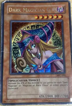 Yu-Gi-Oh! Dark Magician Girl MFC-000 Secret Rare(Magicians Force)- OG 2003 - Image 3