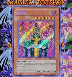Yugioh Jinzo Pharaoh's Servant Secret Rare PSV-000 NM - Image 1