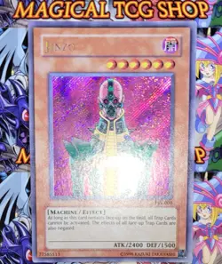 Yugioh Jinzo Pharaoh's Servant Secret Rare PSV-000 NM - Image 5