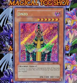 Yugioh Jinzo Pharaoh's Servant Secret Rare PSV-000 NM - Image 8