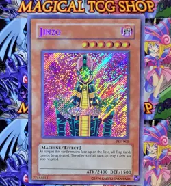 Yugioh Jinzo Pharaoh's Servant Secret Rare PSV-000 NM - Image 8