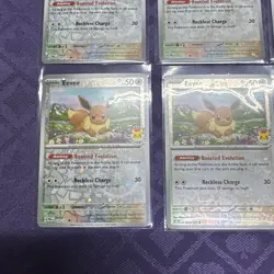 Eevee - (Pokemon Day 2025) (Reverse Cosmos Holo) 074/131 Lot Of 6 Cards - Image 5