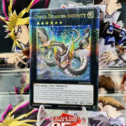Yugioh Cyber Dragon Infinity (Alternate Art) RA04-EN068 QCR 1st Ed Near Mint - Image 1