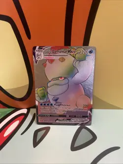 PokÃ©mon Card Galarian Darmanitan VMAX (Secret) 187/185 Swsh04 Vivid Voltage Holo - Image 1