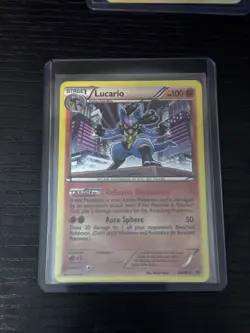 Pokemon 2012 TCG Lucario Card 64/99 Holo Rare, Next Destinies - Image 1