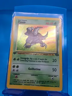 Pinsir 9/64 LP Holo Jungle First Edition 1999 Rare Pokemon TCG Card - Image 1