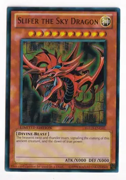 Yugioh Card Slifer the Sky Dragon YGLD-ENG01 - Image 1