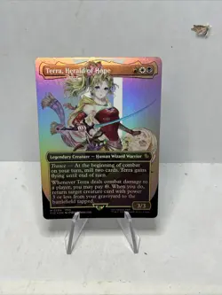 2025 Magic MTG Final Fantasy Terra, Herald of Hope M0204 Foil Borderless - Image 1