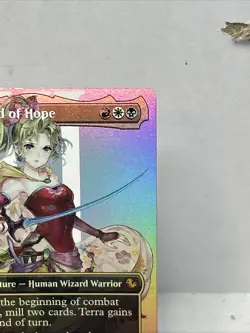 2025 Magic MTG Final Fantasy Terra, Herald of Hope M0204 Foil Borderless - Image 3