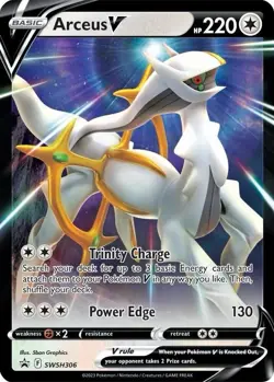 Arceus V SWSH306 SWSH: Sword & Shield Promo Cards Holo - Image 1