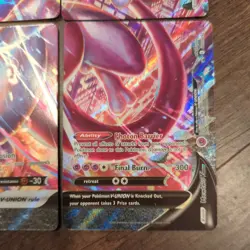 Mewtwo V-UNION [Set of 4] SWSH: Sword & Shield Promo Cards Holo Pokemon - Image 2