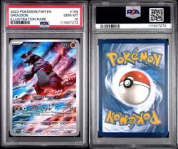 Pokémon TCG 2023 Groudon Illustration Rare Holo Card PSA 10 Paradox Rift - Image 3
