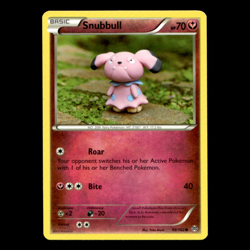 Snubbull 98/162 - XY BREAKthrough - Pokemon TCG - MP - Fairy - Roar - Bite Card - Image 1