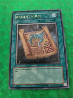 Yugioh! Ancient Rules - STON-EN037 - Ultimate Rare - LP - Image 1