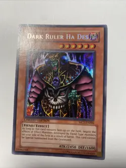 Yugioh Dark Ruler Ha Des MC1-EN006 Secret Rare Limited Edition - Image 1