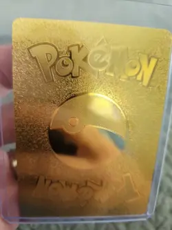 Vaporeon GX Gold Foil Fan Art Vinyl Textured Collector Pokemon Card - Image 3