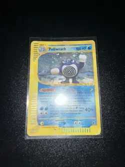 Poliwrath Holo 24/165 2002 Pokémon Expedition TCG Card LP Moderate Play - Image 2