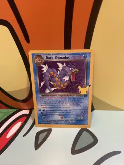 PokÃ©mon Card Dark Gyarados 8/82 Celebrations: Classic Collection Holo - Image 1