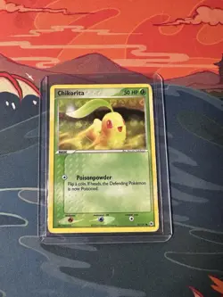 Chikorita 55/101 EX Hidden Legends 2004 Reverse Holo PokÃ©mon Card TCG - Image 1