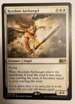 Resolute Archangel - Magic 2015 (M15) #028/269 MTG Magic The Gathering - Image 1