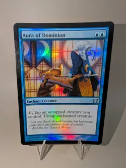 Aura of Dominion #51 FOIL MTG Champions Of Kamigawa Uncommon English - Image 1