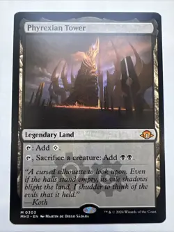 MTG Phyrexian Tower Modern Horizons 3 Regular NM - Image 1