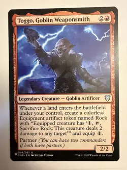 MTG Toggo, Goblin Weaponsmith The List Mystery Booster 2 (MB2) #204 Unplayed - Image 1